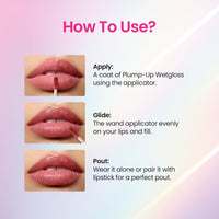 Swiss Beauty Plump-Up Wet Lightweight Lip Gloss With High Shine Glossy Finish For Fuller And Plump Lips | Shade- Nude Myth, 2Ml|