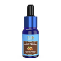 Blue Nectar Nabhi Oil with Ghee & Almond Oil | Belly Button Oil for Digestion & Joint Support | For Managing Knee, Back, & Bodyache | Chemical-Free Ayurvedic Nabhi Oil (21 Herbs, 10 ml)