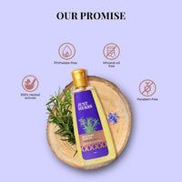 Just Herbs Rosemary Hair Oil | For Hair Growth | Hair Fall Control | Scalp Health | Hair Follicles Ideal for Regular Use and Suitable for All Hair Types | Men & Women 180ml