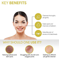 Good Vibes Papaya Brightening Face Wash 120 ml - Radiant Glowing Moisturizing Brightening Anti Ageing Pore Cleansing Formula for All Skin Types, Natural, No Parabens & Mineral Oil, No Animal Testing