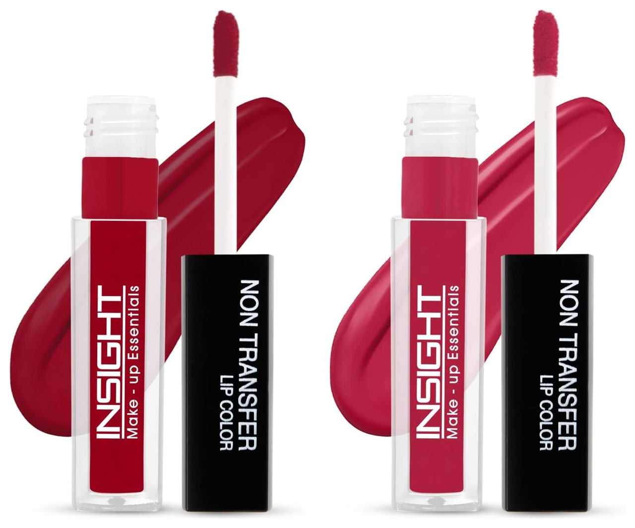 INSIGHT Non Transfer Matte Lip Color, 4Ml (05 Cocoa Plum) & Lip Color, 4Ml (21 Romance)