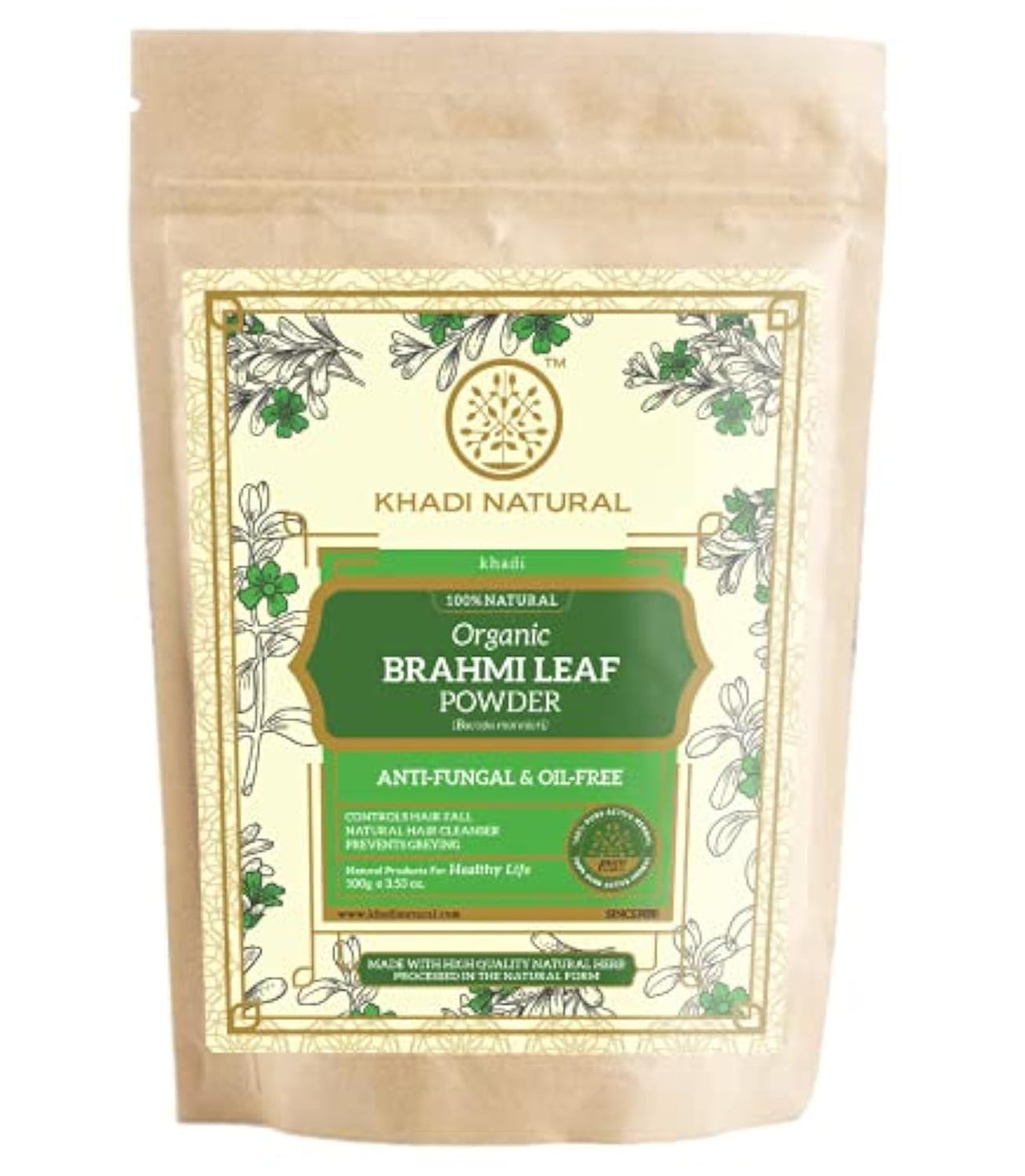 KHADI NATURAL Brahmi Leaf Organic Powder