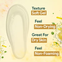 Vamp Beauty Moisturising Face Wash | With Honey, Ceramide, Yuzu & Vitamin C | Gentle Hydrating Cleanser for Dry, Rough and Sensitive skin | Brightens & Softens Skin | 100ml