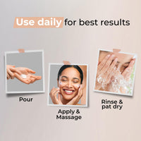 Kaya Clinic Soothing Cleansing Gel Soap Free & Gentle Face Wash with Niacinamide for Daily Use for All Skin Types, 100ml