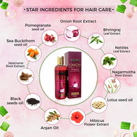 INDUS VALLEY 100% Organic Onion Shampoo With Conditioner Best Defence For Hair Fall- With No Paraben & Sulfate (200ml)