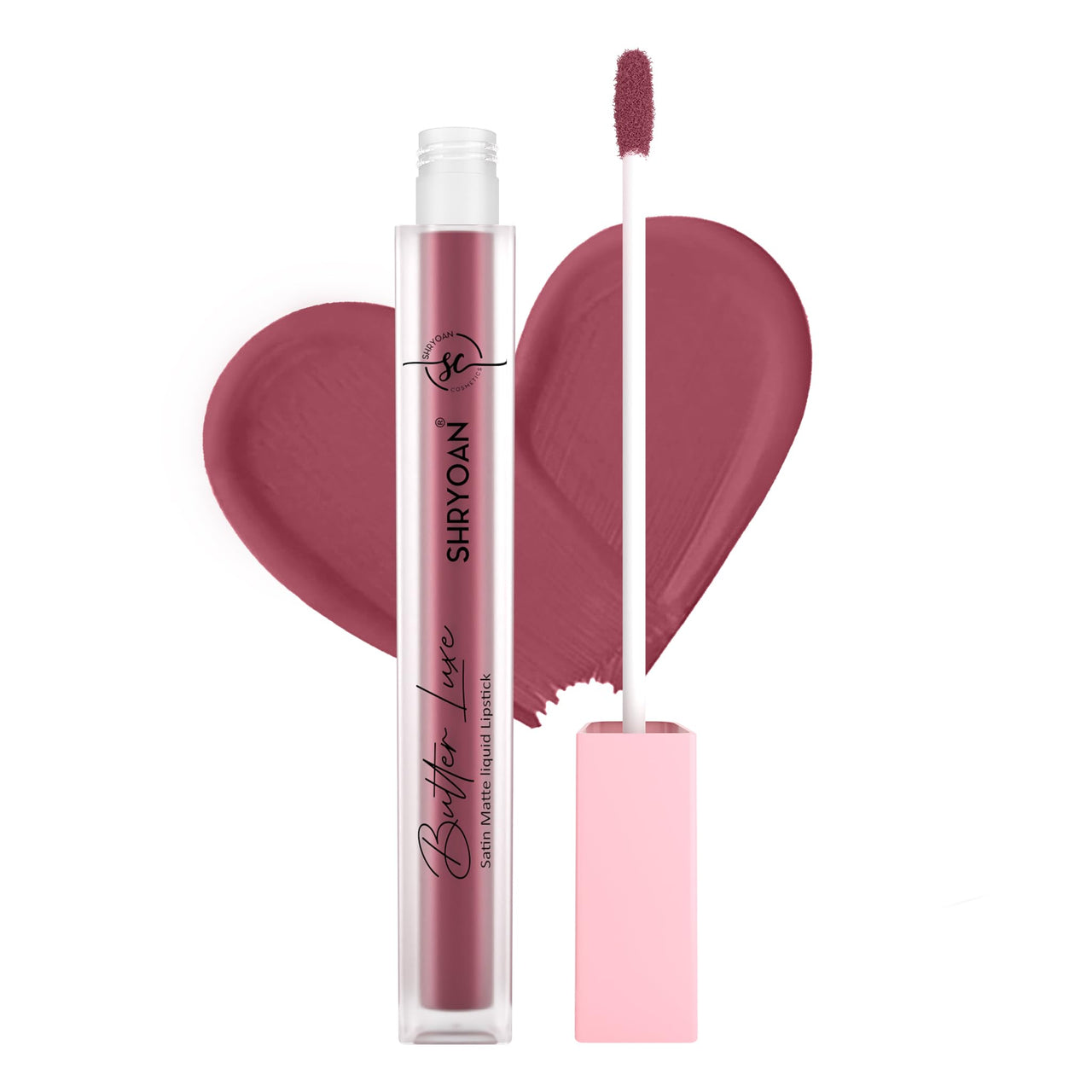 Shryoan Butter Luxe Satin Matte Liquid Lipstick | Ultra Pigmented, Long-Lasting, Non-Transfer Formula, Smooth Lip Color, Weightless Finish, Silky Matte Finish (6ml) (Shade 04, Shade 04)