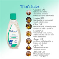 Softsens Baby - Natural Hair Oil | Enriched With Natural Oils of argan | Free from parabens, sulfates and harmful chemicals (Pack of 5)
