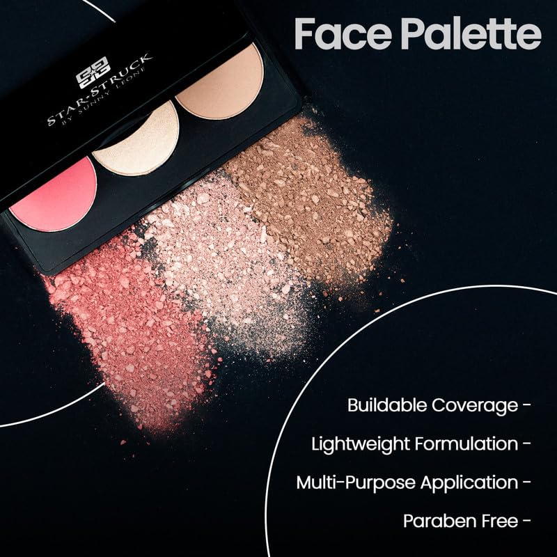 STARSTRUCK BY SUNNY LEONE Face Palette Pink-ish