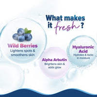 Aqualogica Illuminate + Hydra Gel Moisturizer with Wild Berries & Alpha Arbutin | 24 Hour Intense Hydration | Water-Like Gel Texture | Non-Sticky & Quick Absorbing for Luminous Skin | 200 g