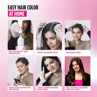 L'Oreal Paris Casting Creme Gloss Hair Color - 500 Medium Brown (87.5g+72ml) + Total Repair 5 Shampoo 82.5ml