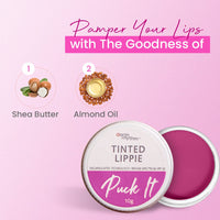 Earth Rhythm Tinted Lip Balm & Cheek Tint With SPF30 - Girl Gang, Nourishes & Hydrates Dry Chapped Lips, Provides UV Protection, With Shea Butter & Almond Oil, Chemical & Paraben Free - 10G, Pink