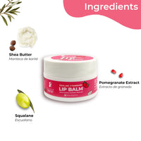 Pilgrim Squalane Lip Balm (Strawberry) for women & men | Lip Balm for dark lips | Lip Balm with Shea & Cocoa Butter for soft lips | Lip Balm for soothing & hydrating Dry & Chapped Lips | 8 gm