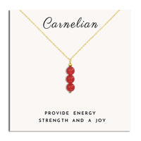 Carnelian necklace red necklace july birthstone necklace as spiritual gifts crystal pendant necklace as healing gifts gemstone necklaces spiritual jewelry for girls red carnelian