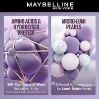 Maybelline New York Super Stay Lumi-Matte Liquid Foundation - 120, Up To 30H Long Wear, Water & Transfer Proof. SuperStay Lumi-Matte Liquid Foundation comes with Non-comedogenic & Vegan Formula | 35ml
