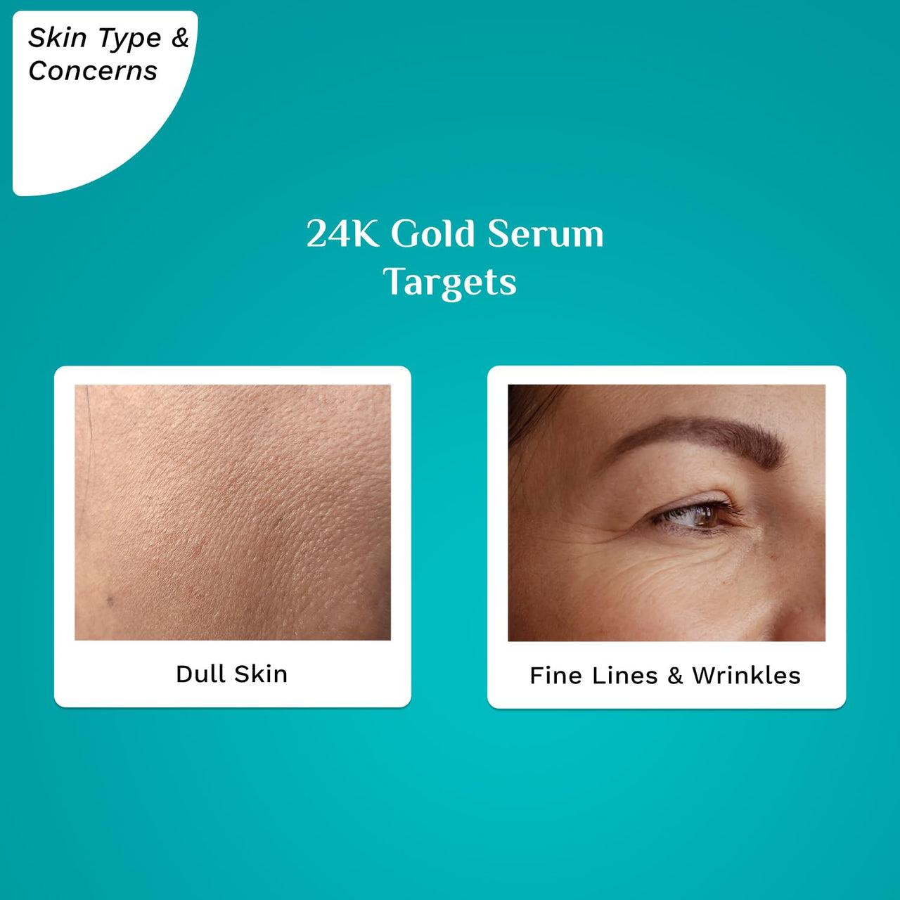 Pilgrim 24K Gold Face Serum With Niacinamide & Hyaluronic Acid, Dewy Primer For Face Make-Up For All Skin Types, Korean Skin Care For Unisex, 20ml