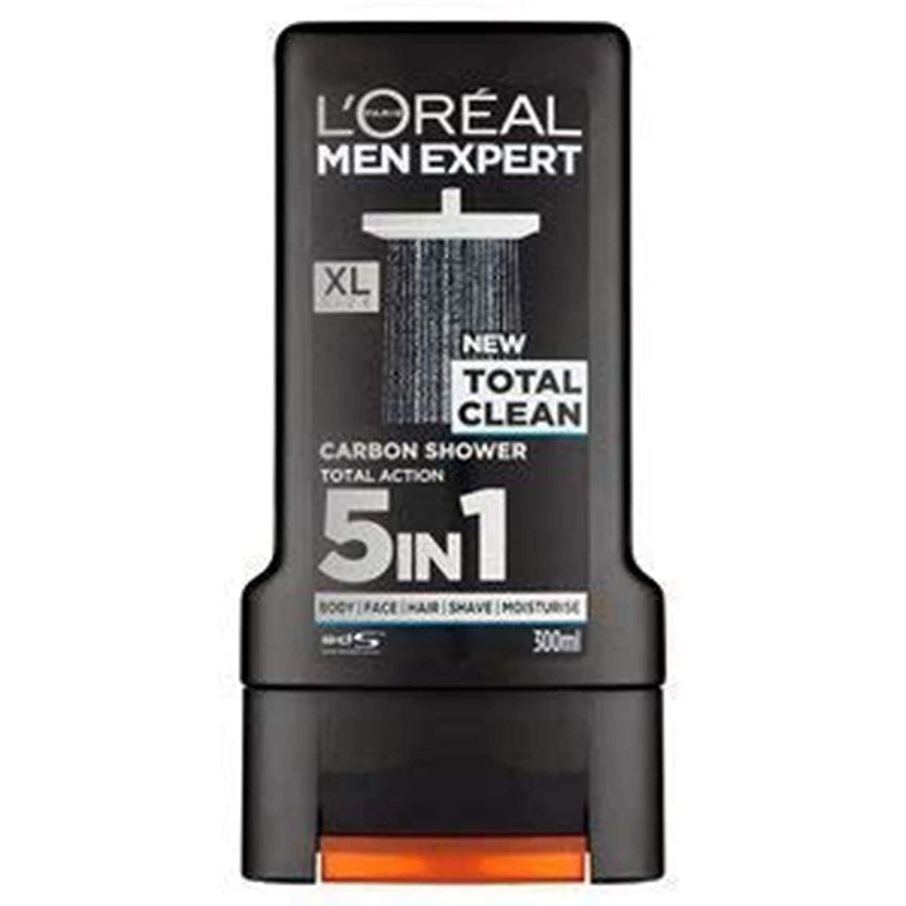 L'Oreal Men Expert Total Clean Carbon Shower Gel 300 Ml