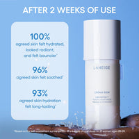 LANEIGE Mini Spray Cream Skin Toner & Moisturizer | Dual Function | Toner for Glowing Skin | Ceramides Moisturizer with Peptides | Boosts Skin Barrier & Lightweight | Korean Skincare -30Ml