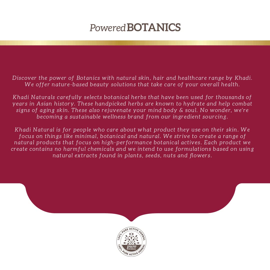 Khadi Natural Powered Botanics Onion and Fenugreek Hair Mask 200g, Strengthens, Nourishes and Revives Hair Naturally, Suitable for dry hair type