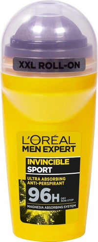 Loreal Men Expert Invincible Sport 96H Roll-On Deodorant, 50 ml