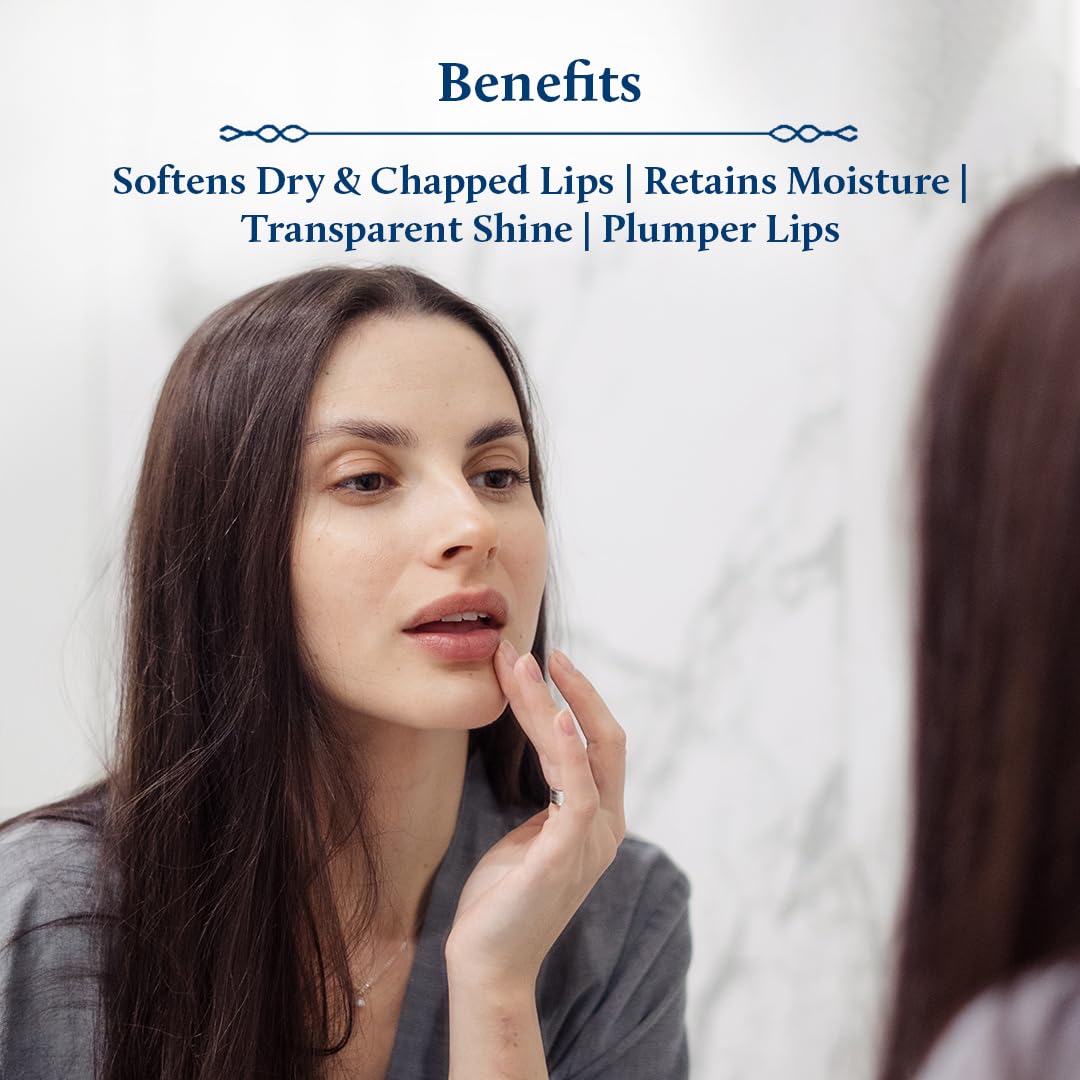 Blue Nectar Shubhr Coffee Lip Balm with Ghee for dryness and lips brightening |100% Ayurvedic|Paraben & Sulphate Free| (10g, 10 Herbs)