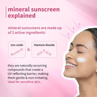 Plum Oat & Ceramide Complex100% Mineral Sunscreen | SPF 50 PA+++ | For Sensitive Skin | Strengthens Skin Barrier | Sun Protection From UVA/B Rays | Lightweight, Non-Oily | Men & Women | 50g