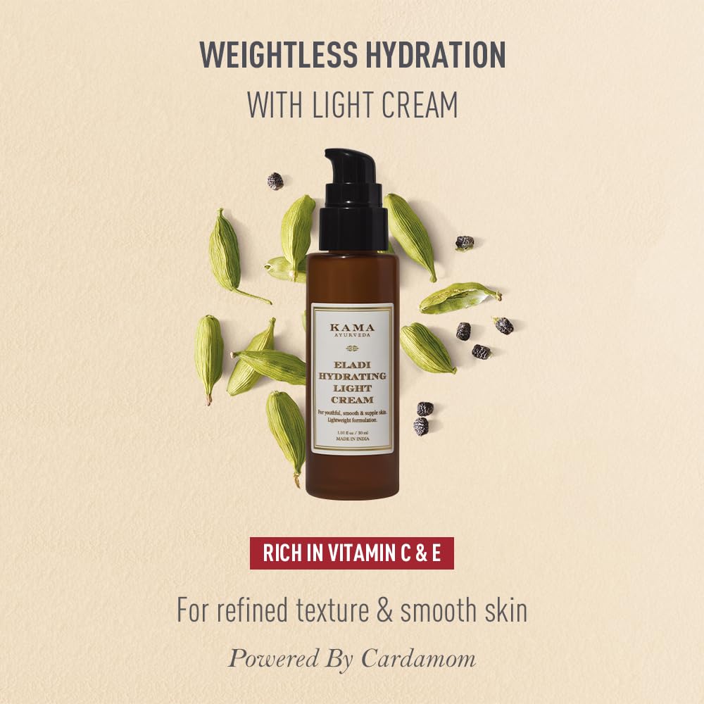 KAMA AYURVEDA ELADI HYDRATING LIGHT CREAM 12GM