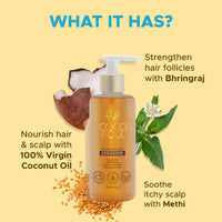 Coco Soul Shampoo with Coconut & Ayurveda | Paraben & Sulphate Free | 200ml