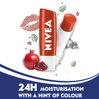 NIVEA Lip Balm, Pomegranate Shine, 4.8g and NIVEA Lip Balm, Fruity Watermelon Shine, 4.8g