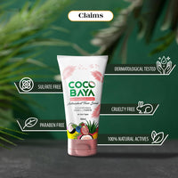 Coco Baya Antioxidant Face Scrub, Enriched With Pomegranate, Blueberry Extracts, Vitamin E & Vitamin B3, Suitable For All Skin Types, 100 Ml