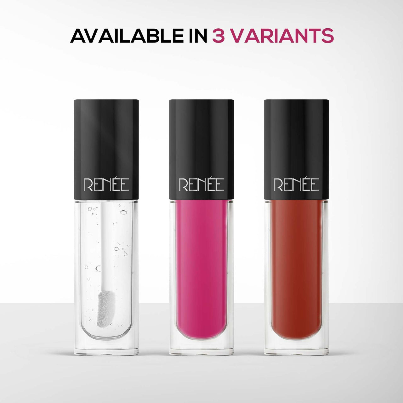 RENEE Hot Lips - Nude Lip Gloss | High-Glossy Shine | Enriched with Vitamin E | Lightweight | Non Sticky | Hydrating Formula | 4.5ml