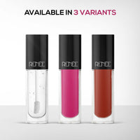 RENEE Hot Lips - Nude Lip Gloss | High-Glossy Shine | Enriched with Vitamin E | Lightweight | Non Sticky | Hydrating Formula | 4.5ml