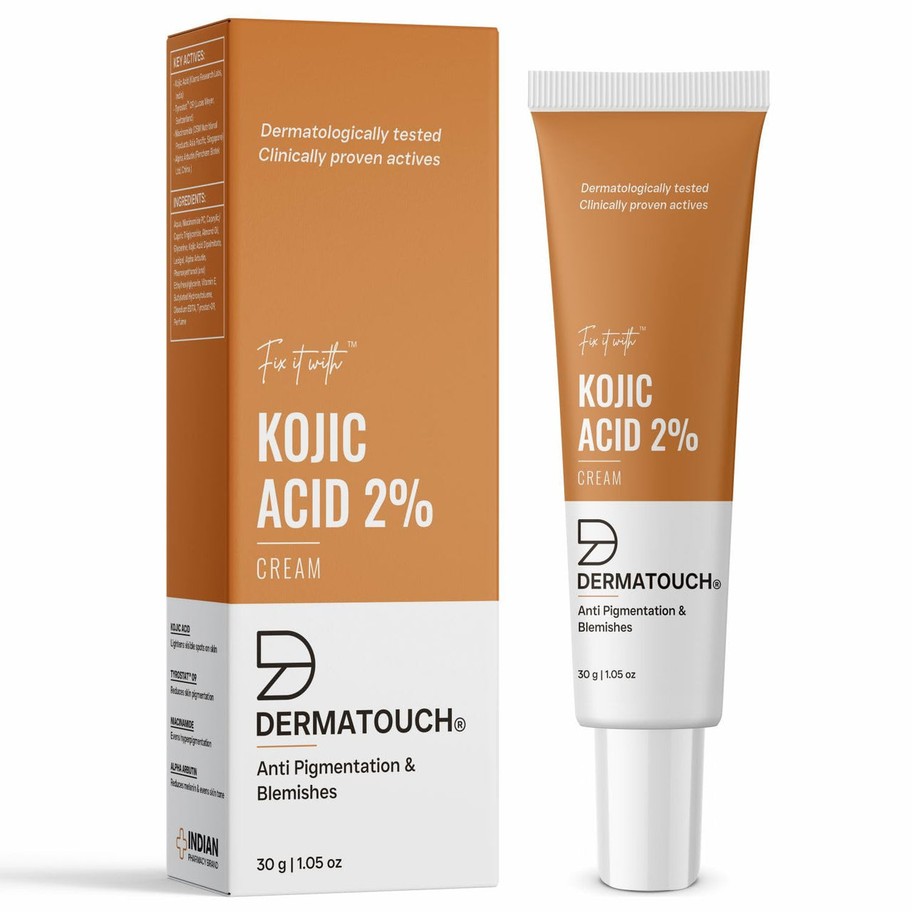 DERMATOUCH Kojic Acid 2% Cream - 30G