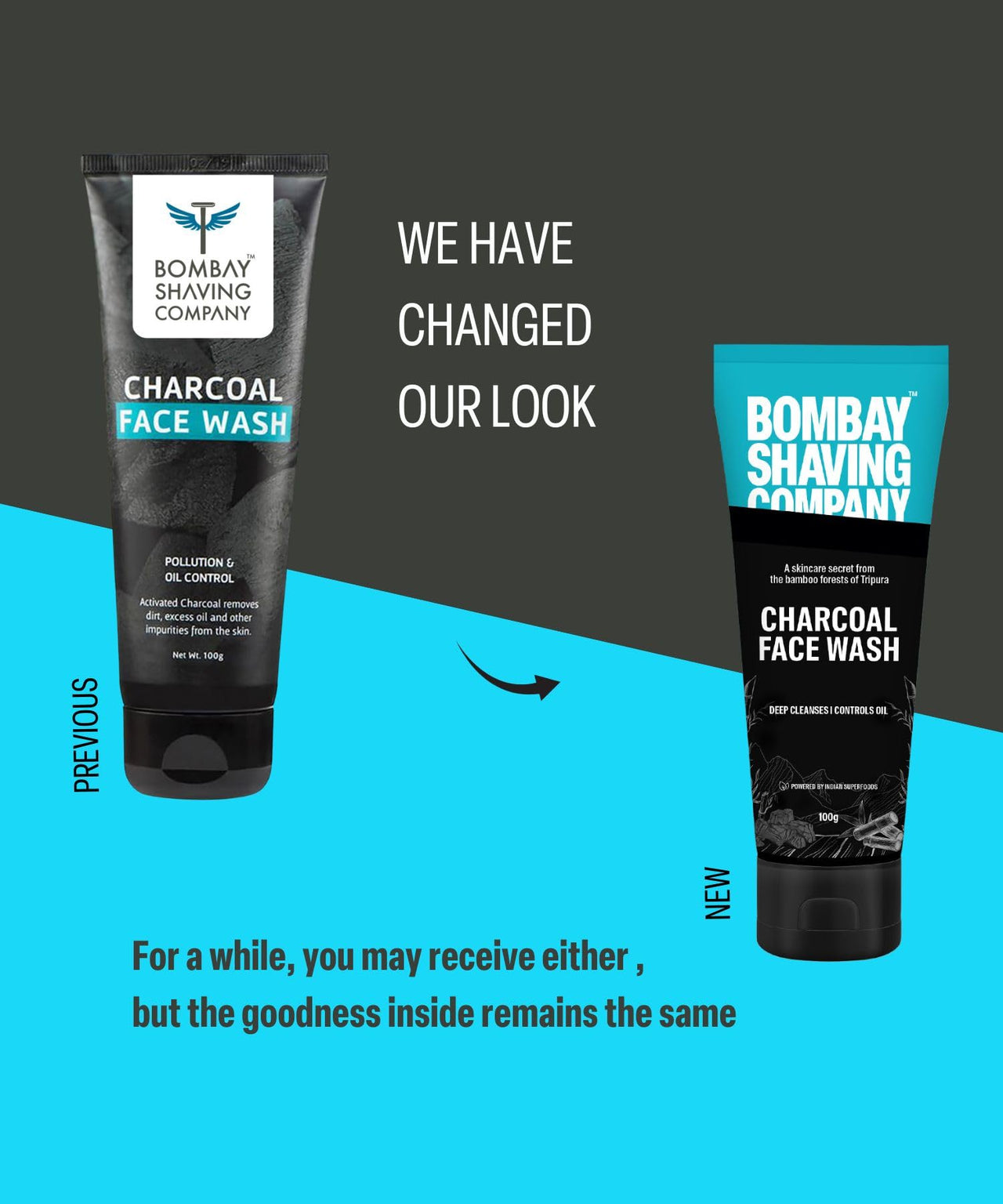 Bombay Shaving Company Charcoal Face Wash, Fights Pollution and Acne, Oil Control For Men & Women - 100g