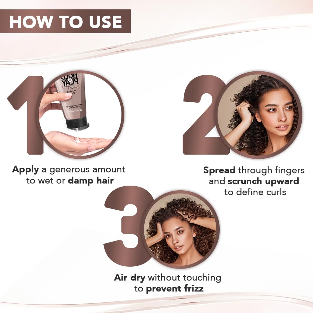 Streax Professional Curl Defining Cream, 150 gm-Leave In Curl Cream for culry hair-Moisturizes, Enhances Natural Curl Definition & Provides Medium Hold to Dry Frizzy, Wavy & Curly Hair