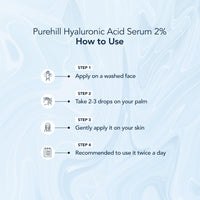 Purehill Hyaluronic Acid Serum 2% For Glowing And Hydrated Skin 30 ML