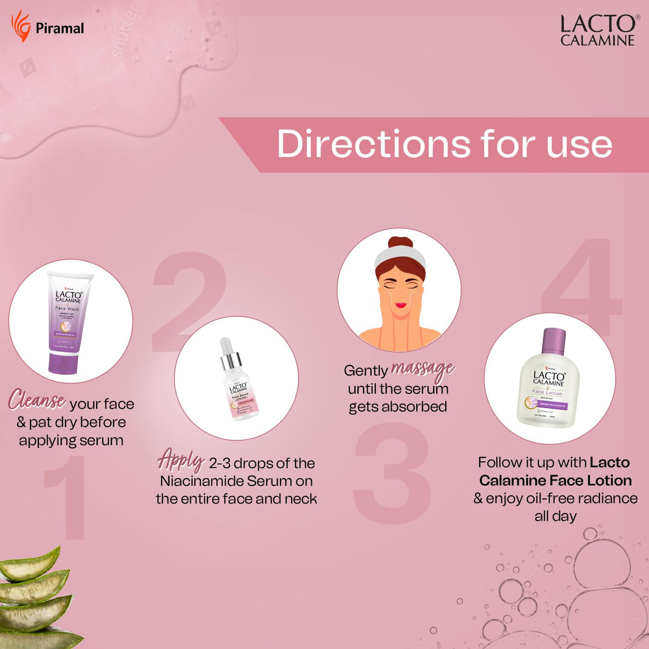 Lacto Calamine 10% Niacinamide Face Serum | 30ml x Pack of 2 | Pore Minimizing, Acne Marks, Blemishes & Oil Balancing | Face Serum for Women & Men | Reduces Pigmentation | Dermatologically Tested