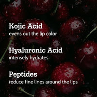 Chemist At Play Cherry Tinted Lip Balm for Dark, Dry, Chapped and Pigmented Lips| Gives 24 hours moisturization| SPF 50 PA+++| Has 2% Kojic Acid, Hyaluronic Acid, ceramides & Peptides| 10gms