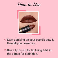 Iba Pure Lips Moisture Rich Lipstick for Women- A35 Dark Chocolate, 4g | High Glossy, Creamy Finish & Smooth Texture| Hydrated Lips | Enriched with Vitamin E, Coconut Oil & Shea Butter | Intense Colour & Highly Pigmented | Lip Makeup