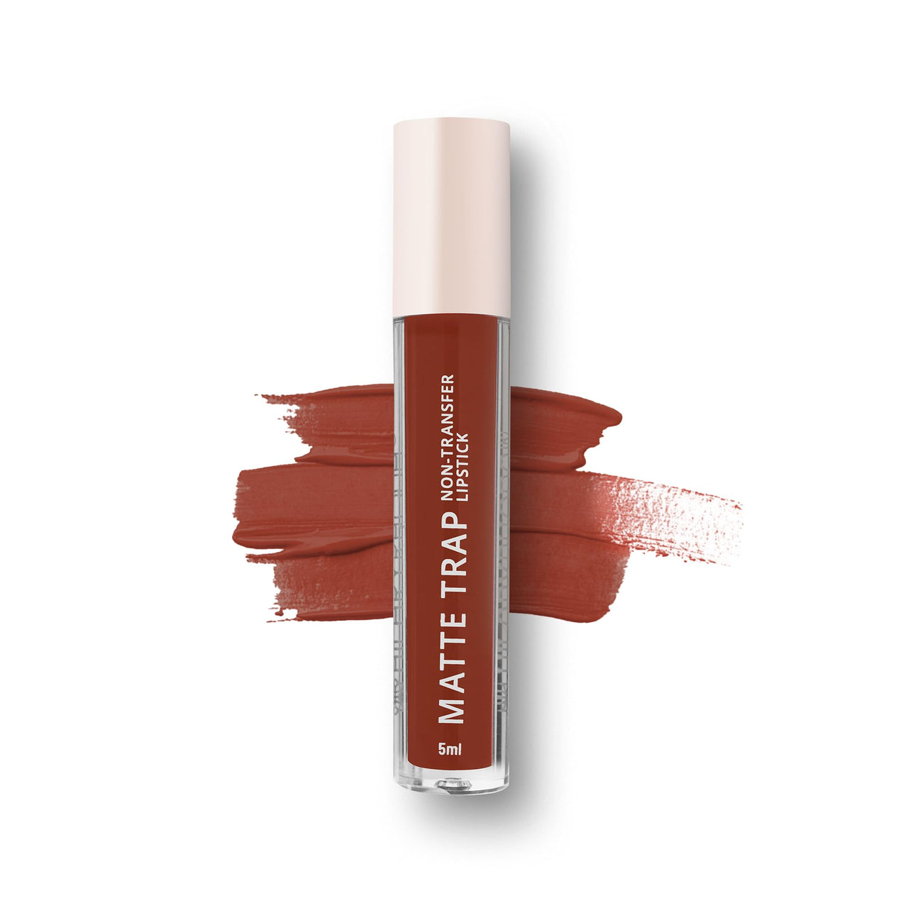 Hilary Rhoda Matte Trap Liquid Lipstick | Non-Transfer & Waterproof Lipstick | 8-Hour Long Stay | Non-Drying Formula | 5ml (Earthy Brown - Shade 14)