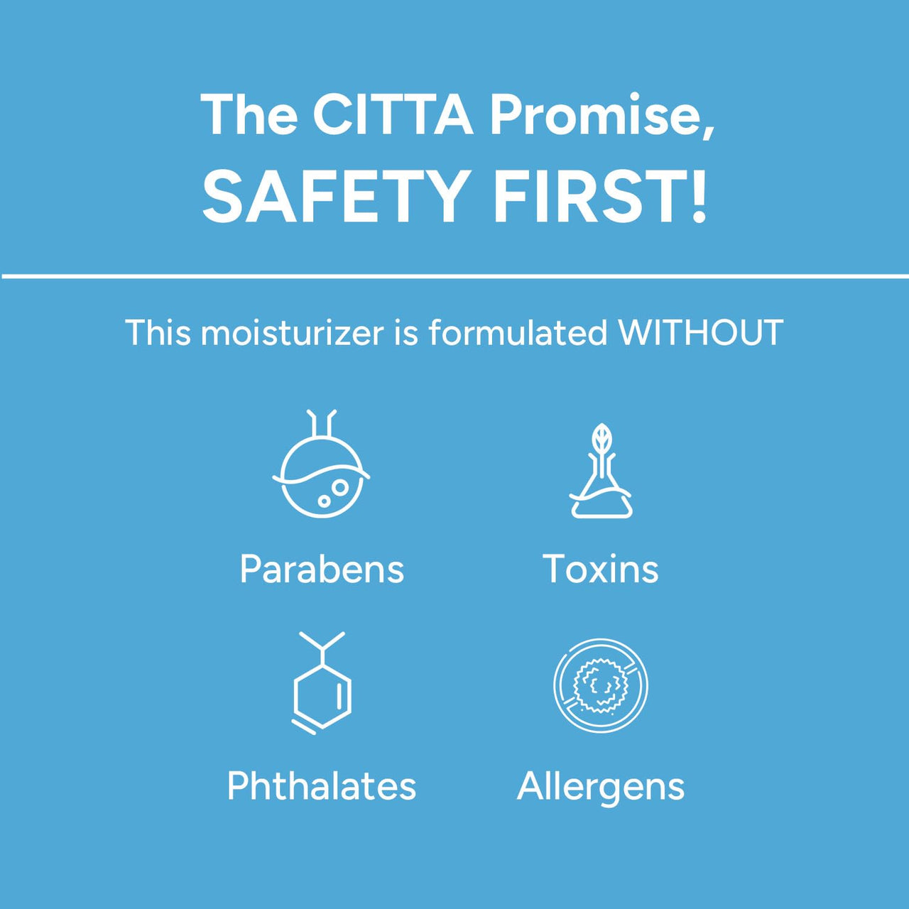 CITTA Ceramides & White Tea Moisturizer for Men & Women | Hydrating Face Moisturizer with Niacinamide for Dry Skin | Daily Use for All Skin Types | Power Blend of Ceramides & White Tea | 50 gm
