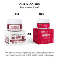 Bella Vita Organic NicoLips Lip Scrub Balm Brightening Dark Lips for Men and Women Dry Lips/Smoker/Chapped Lip & Lipstick Stains Removal Lipcare, 20 g