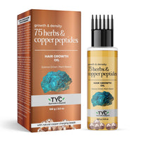 TYC - TRUST YOUR CHOICE Herbal Hair Growth Oil With 75 Herbs | Manages Hair Fall, Hair Thinning & Hair Loss | Helps In Hair Growth | Healthy & Strong Hair, 150 Grams