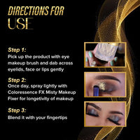 Coloressence Glow Dust Shimmer Highlighter from Gold Collection | Ultra Fine Eye Shimmers | Perfect for Eyes, Lips, Face & Body | No Sticking Glue Needed|Copper -1gm