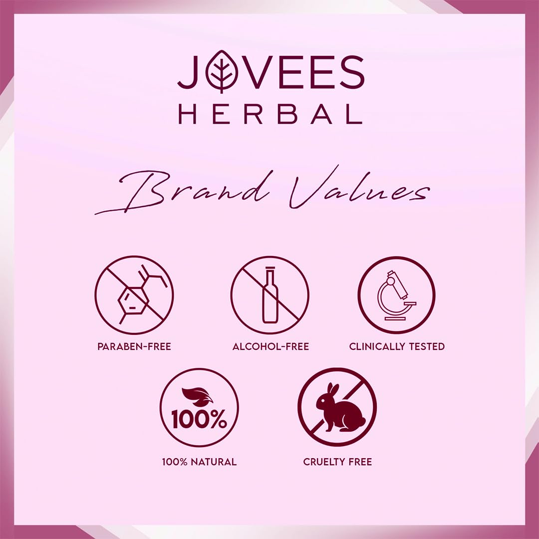 Jovees Herbal Papaya Face Wash For Brightening and Glowing Skin And Saffron & Bearberry Fairness Face Cream |Whitening and Depigmentation For All Skin Types