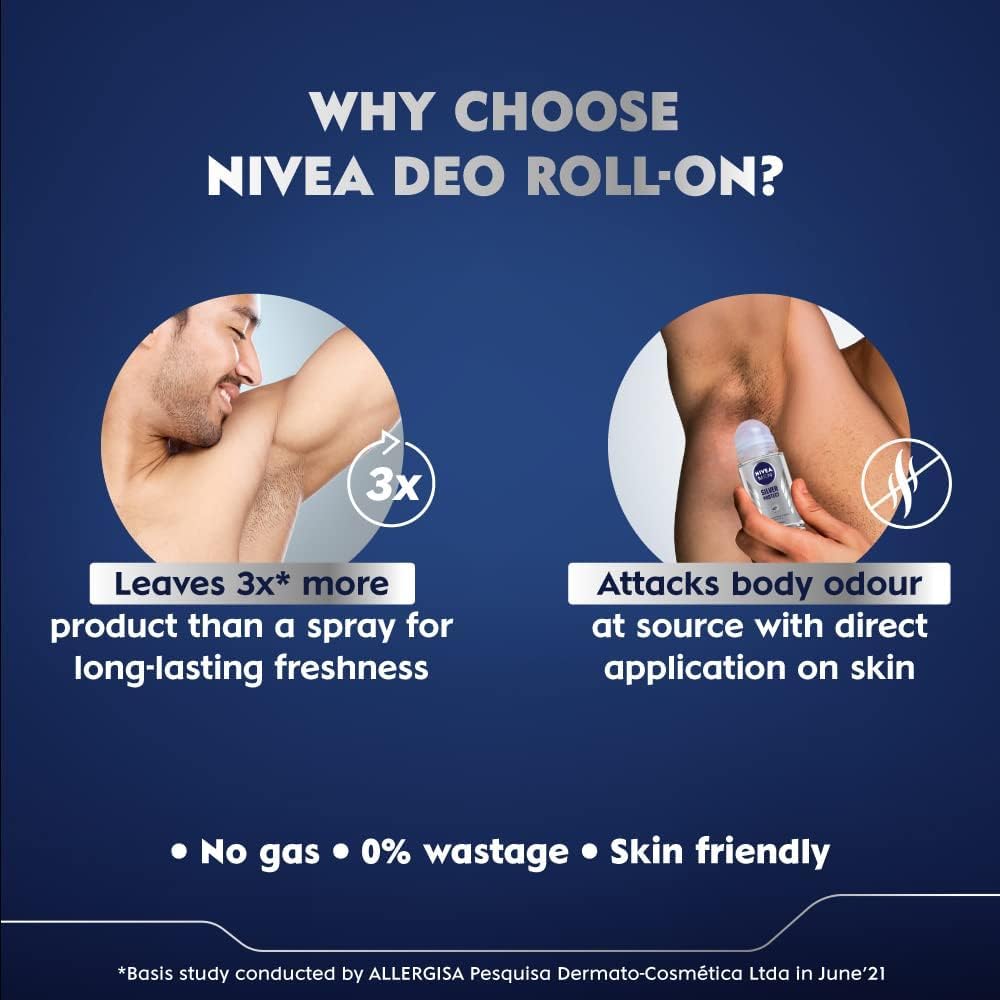NIVEA MEN Silver Protect Roll On, 50ml
