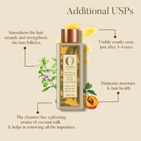 Ohria Ayurveda Honey & Coconut Milk Hair Cleanser | Free from Sulfates, Parabens & Silicones | Ayurvedic Ingredients | Hydrates & Revitalizes Dry, Damaged Hair | For All Hair Types | 50ml