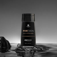Carlton London Men Face Scrub & Mask I Aloe vera Soybean Walnut Coffee I Exfoliates dead skin Brightens complexion Hydrates and Nourishes | 1x100ml