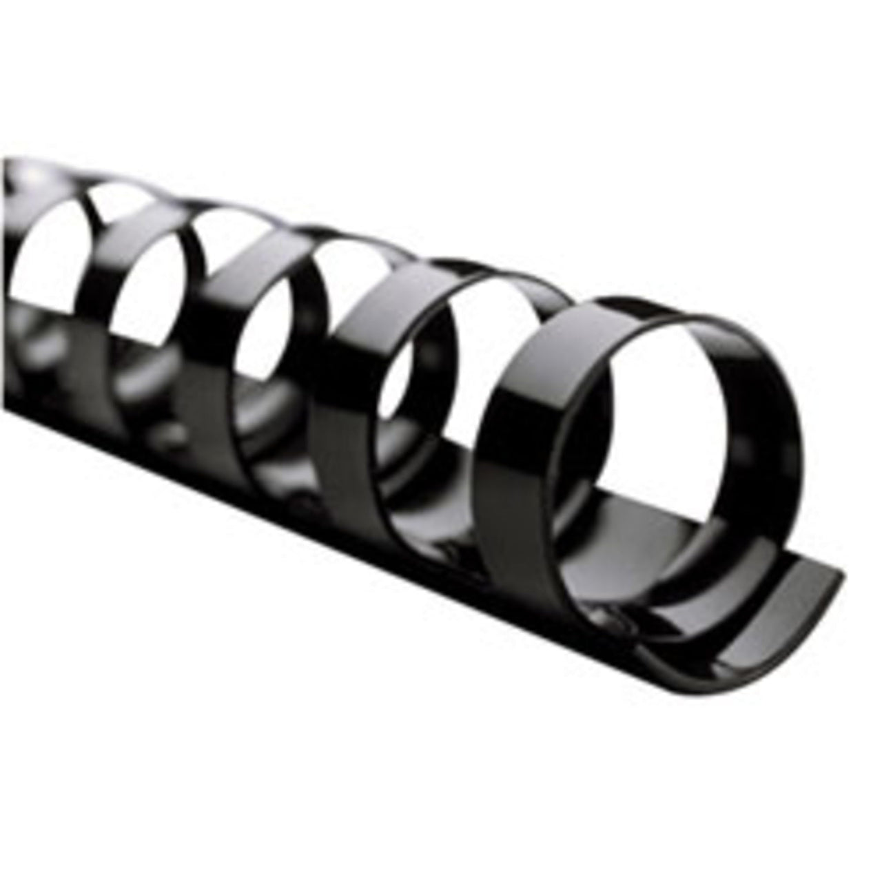 GBC Binding Spines/Spirals/Coils, 1/4" Diameter, 25 Sheet Capacity, CombBind, Black, 100 Pack (4000020) 1/4" Diameter/25 Sheet Capacity