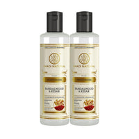 Khadi Natural Sandalwood & Kesar Moisturizer, For Hydrated & Healthy Skin, Suitable for All Skin Types, Pack of 2 | (210 * 2) (420 ml)