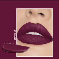 FLiCKA Tomato Bullet Matte Lipstick| Non-transfer Lipstick, Waterproof, Hydrating, Moisturizing, Upto 6Hrs, Shade 09, 4g